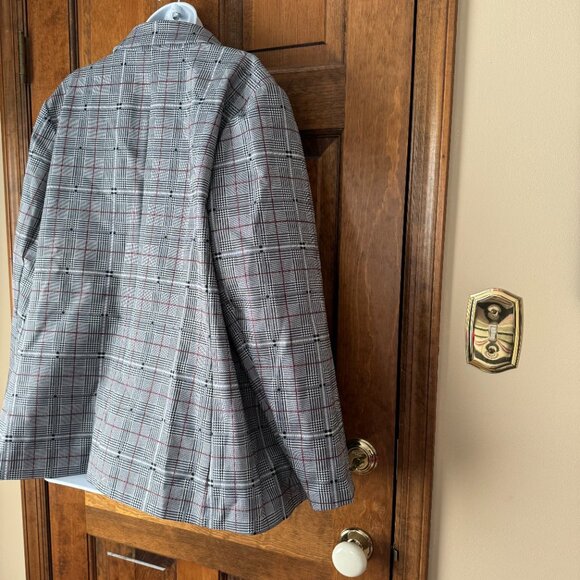 NWT DG2 by Diane Gilman Glenn Plaid Jacket Size 1X - Picture 11 of 12